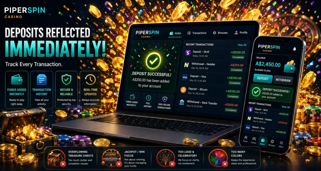 piperspin deposit and withdrawal banner